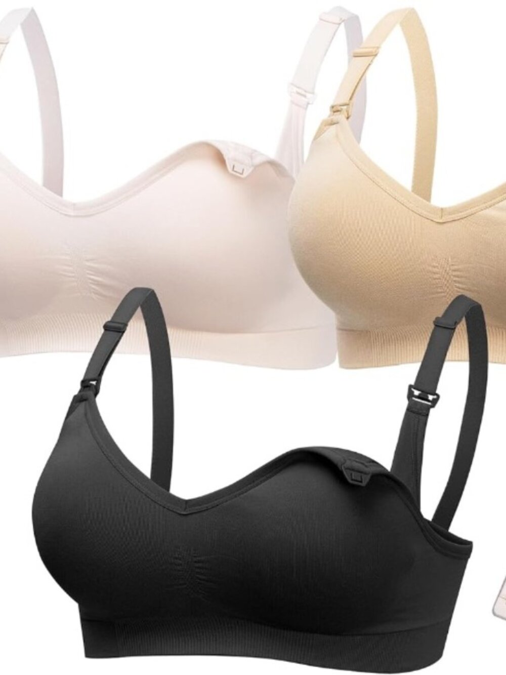 Womens Maternity Nursing Bras Wireless M NewInBox